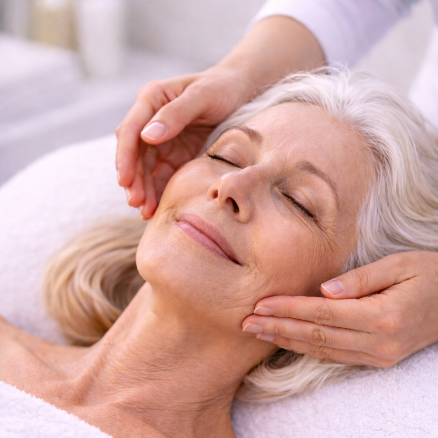 Anti-aging facial treatment for mature skin performed at Modern Radiance Oregon.