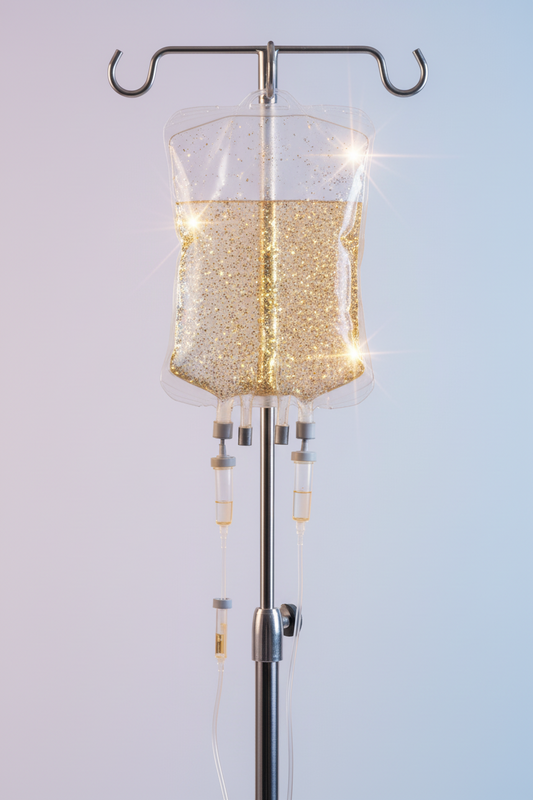 Glow Up Nutrient IV drip therapy for hydration and wellness at Modern Radiance Oregon.