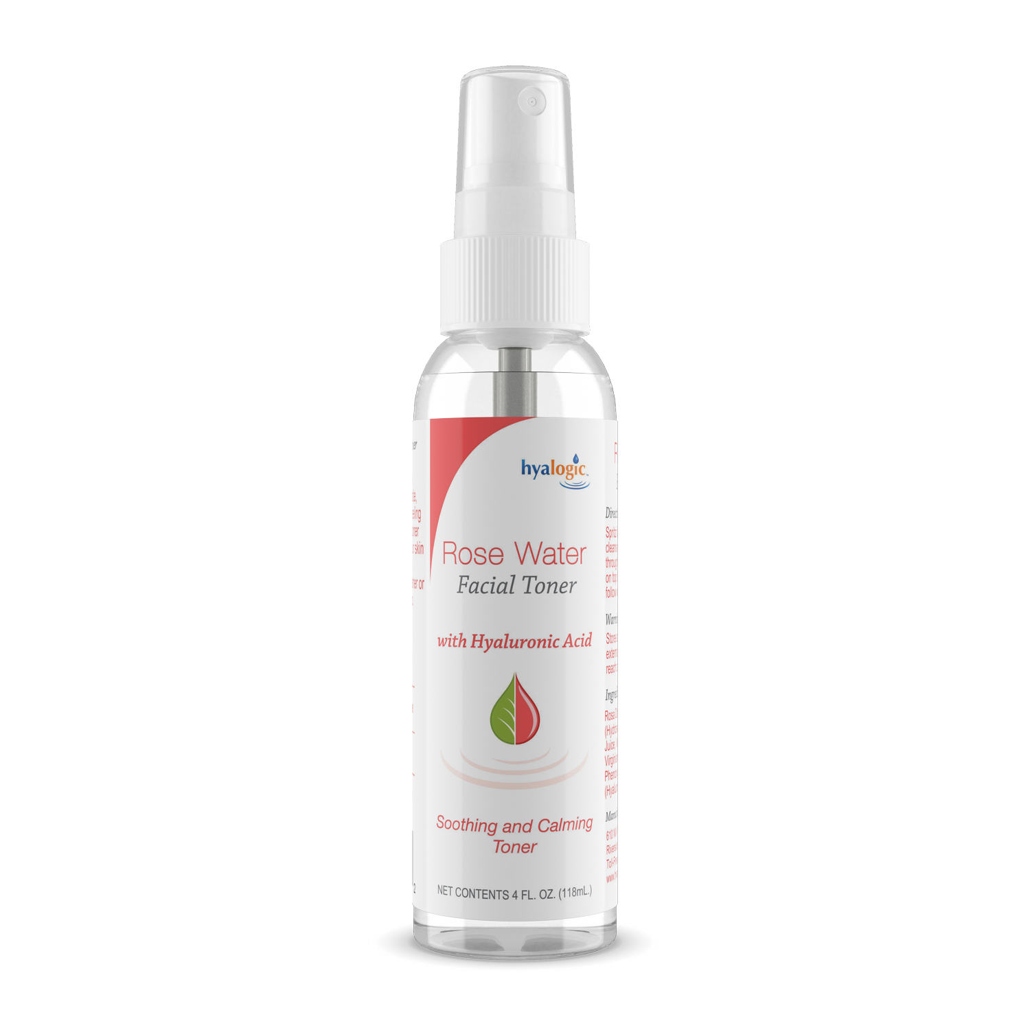 Hyalogic Rose Water facial toner with hyaluronic acid for soothing and hydrating skin at Modern Radiance Oregon.