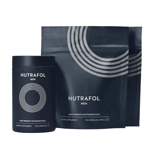 Nutrafol Men hair growth supplement for thicker, healthier hair available at Modern Radiance Oregon.